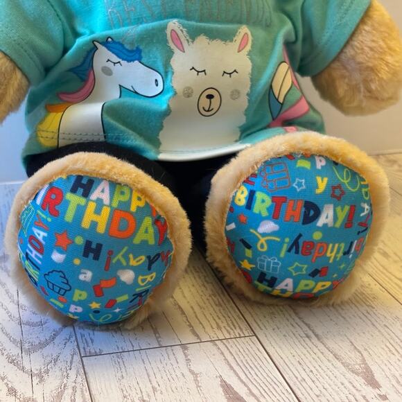 Build-A-Bear Happy Birthday Teddy – “Best Friends” Shirt – Plush Stuffed Animal - Picture 3 of 13